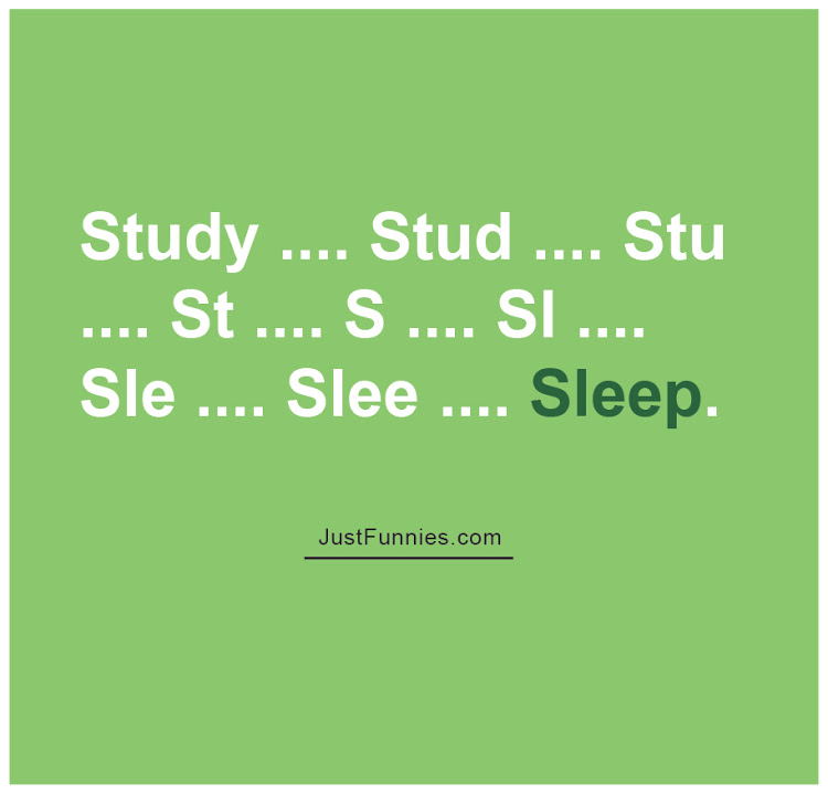 Study .... Stud .... Stu .... St .... S .... Sl .... Sle .... Slee .... Sleep